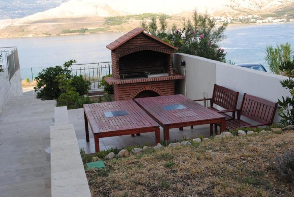 Studio Apartma Pag Blue Ocean 1 With Sea View Pag Town Exteriör bild